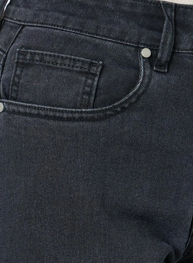 Styli Women Black Wide Leg Jeans